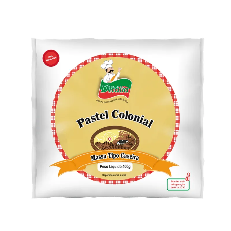 Massa para Pastel D'Itália Colonial 400g