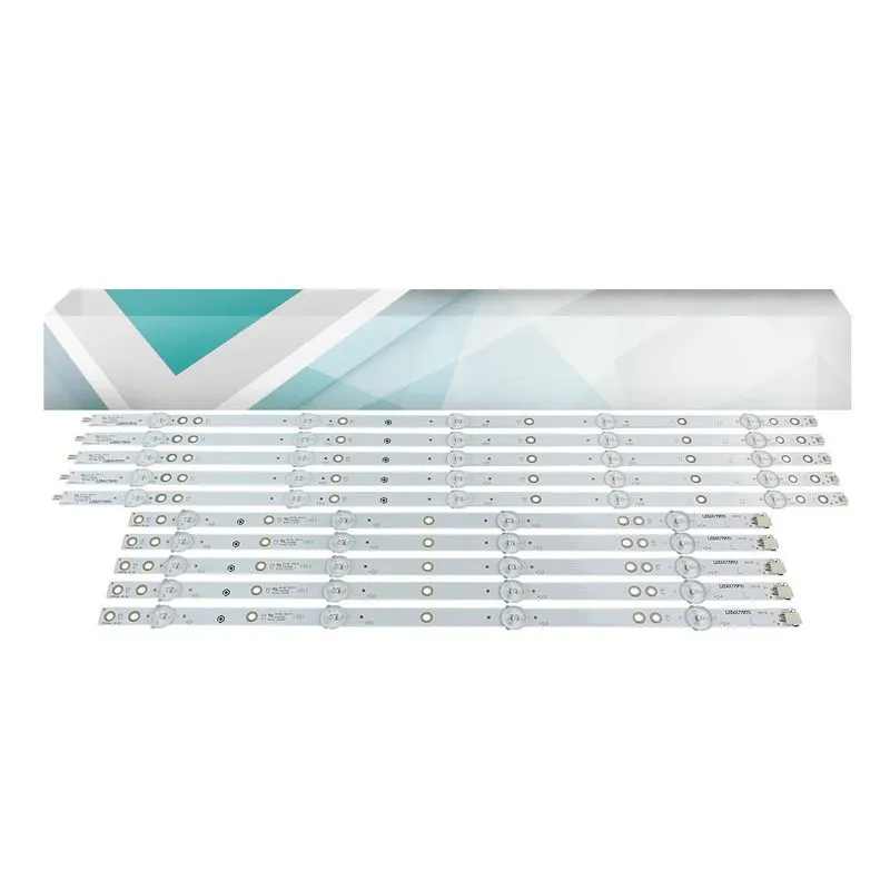 Kit 10 Barras Led Compatível Com 50pug6102/78 Le50u7970