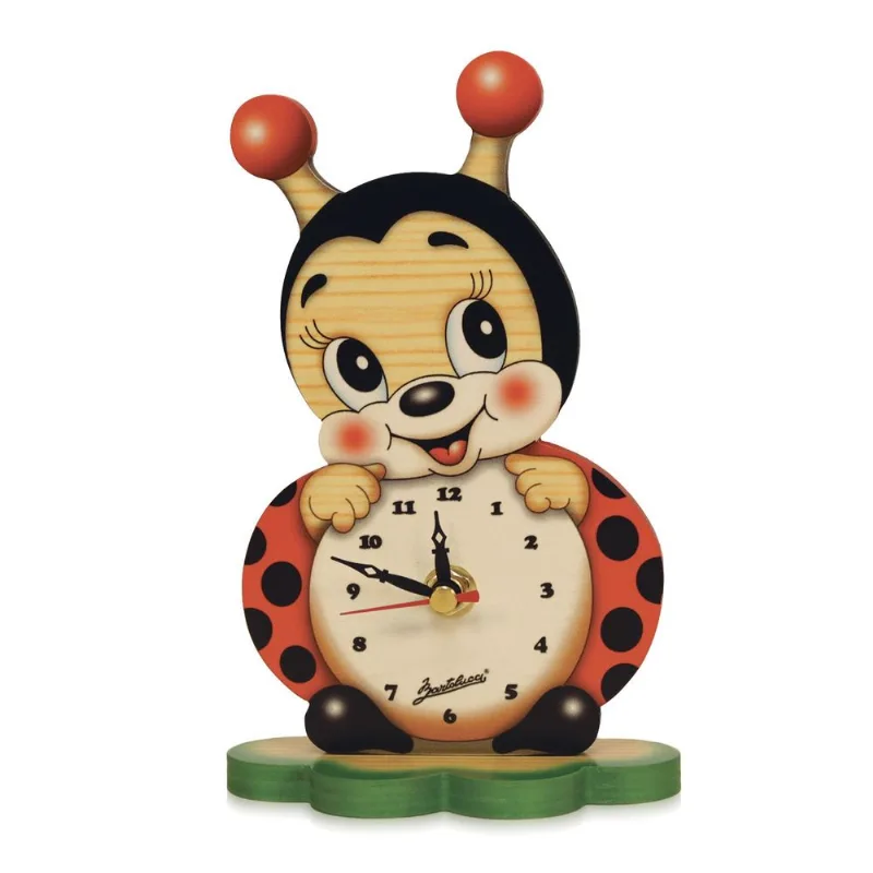 RELOGIO PARA QUARTO INFANTIL JOANINHA BARTOLLUCI ITALIA.