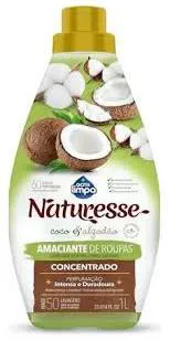 Amaciante 1L Coco e Algodão Gota Limpa