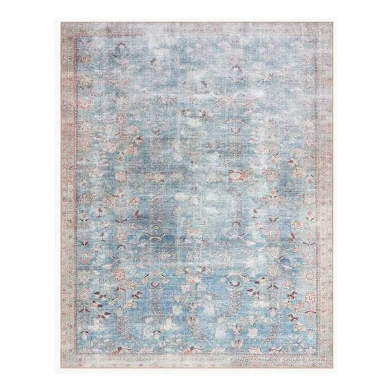 Tapete Vintage Celeste 300X400 3X4 Lavavel Antiderrapante