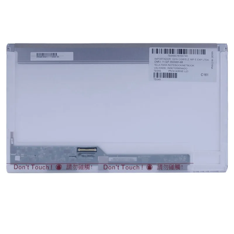 Tela Para Notebook Led 14.0 - Para Notebook Samsung Lp140wh4 (tl)(n1), N4050, 14 Polegadas Com 40 Pinos