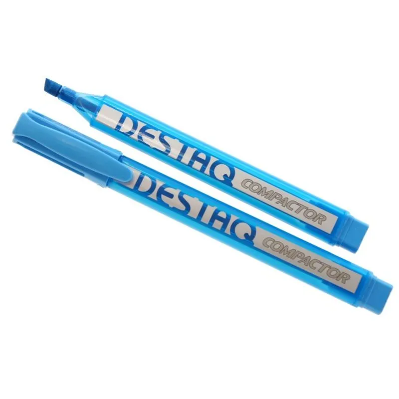 Marca Texto Destaq Compactor Azul