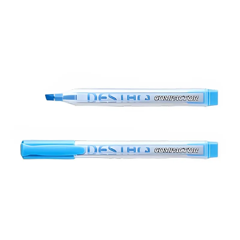 Marca Texto Compactor Destaq Azul C/12