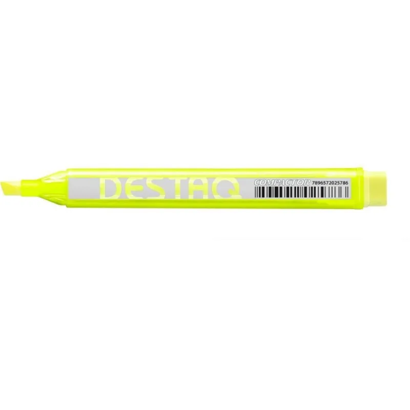 Caneta Marca Texto Destaq Cores Sortidas C/10 Blister