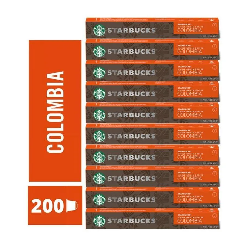 Kit 200 Cápsulas Starbucks Espresso Colômbia