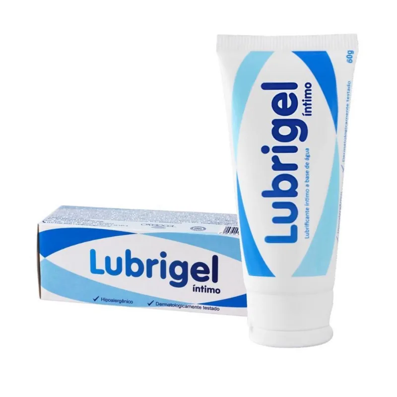 Lubrificante Intimo A Base Água - 60g - Lubrigel - Carbogel