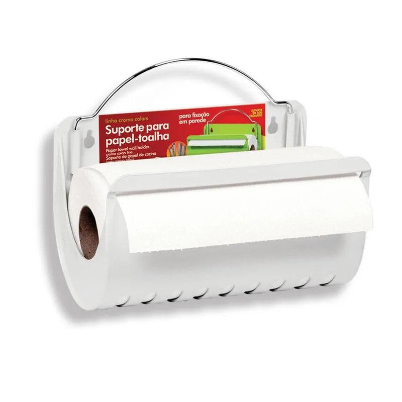 Porta Papel Toalha Branco