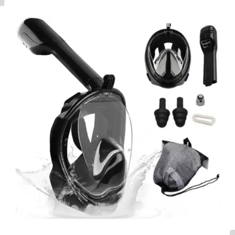 Oculos De Mergulho Snorkel Com Suporte Para Gopro Tamanho Gg
