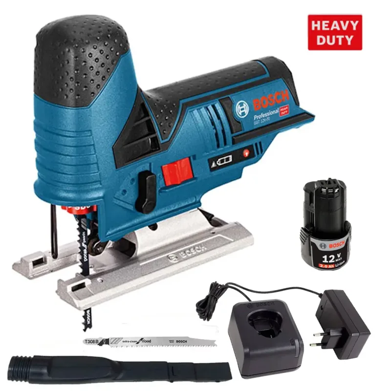 Serra Tico-Tico Bosch GST12V-70 + Bat. 2Ah e Carregador Rápido Bivolt