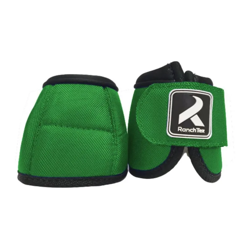 Par Cloche Cavalo Vaquejada Proteção Casco Verde