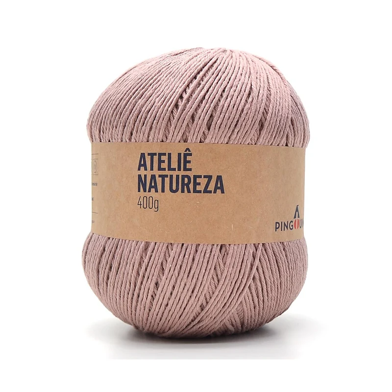 Fio Ateliê Natureza para Crochê e Tricô 400g 452m Tex 885 - Pingouin OCRE PLUS 9727