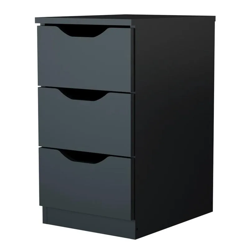 Gaveteiro Agra 3 GV Preto
