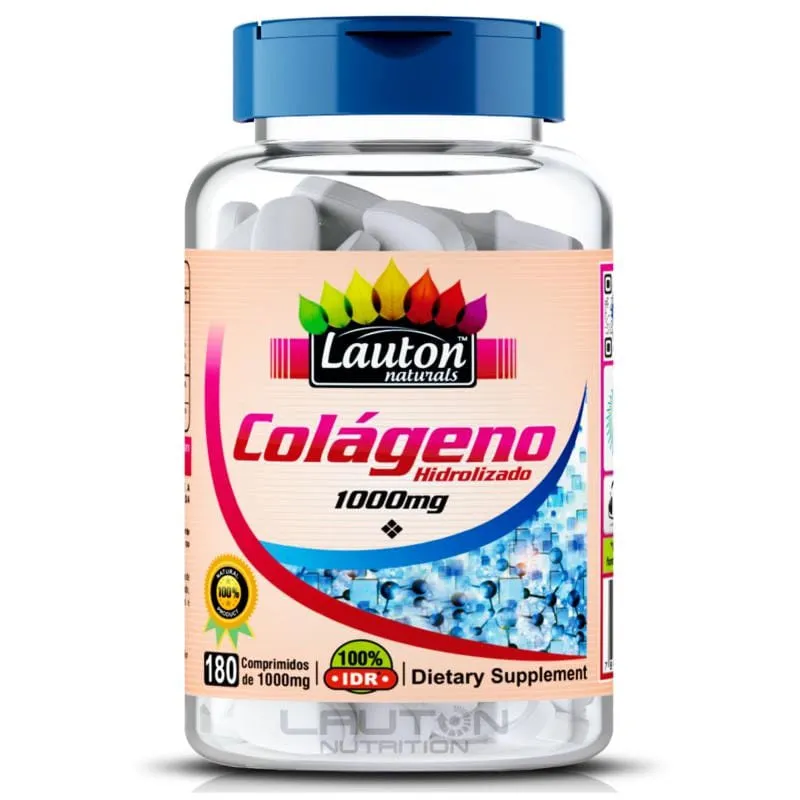Kit 2 Potes Colágeno Hidrolizado 1000Mg 180 Comp