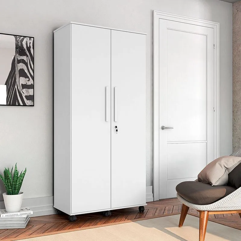 Guarda Roupa Solteiro com 2 Portas Gold Branco