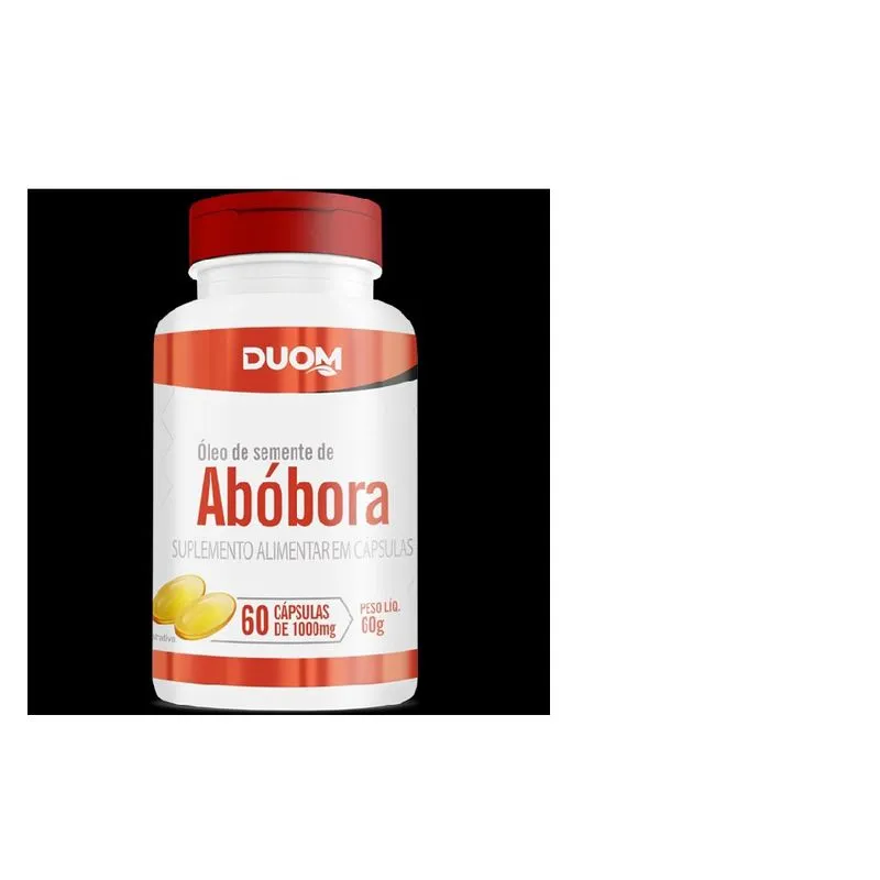 Óleo de Semente de Abóbora Duom 1000mg 60 Cápsulas