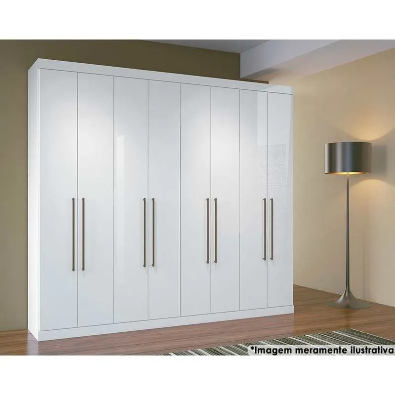 Guarda Roupa Santos Andirá Master Vip 84 Branco