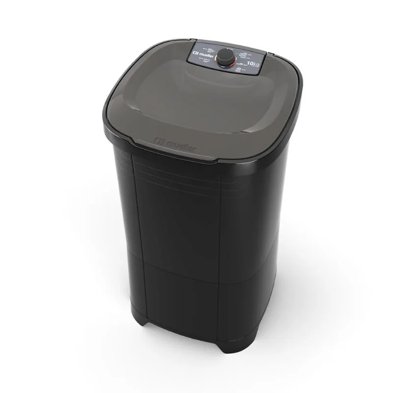 Tanquinho Mueller 10Kg Semiautomático MLT10 Preto 220V