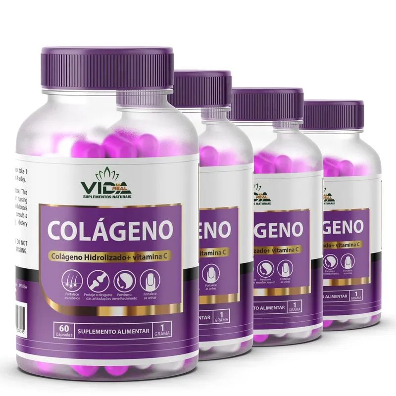 Colágeno c/ vitamina C 1 G c/ 240 cáps