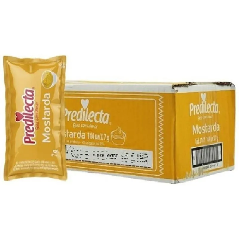 Mostarda Predilecta 7g Em Sachê (1cx)