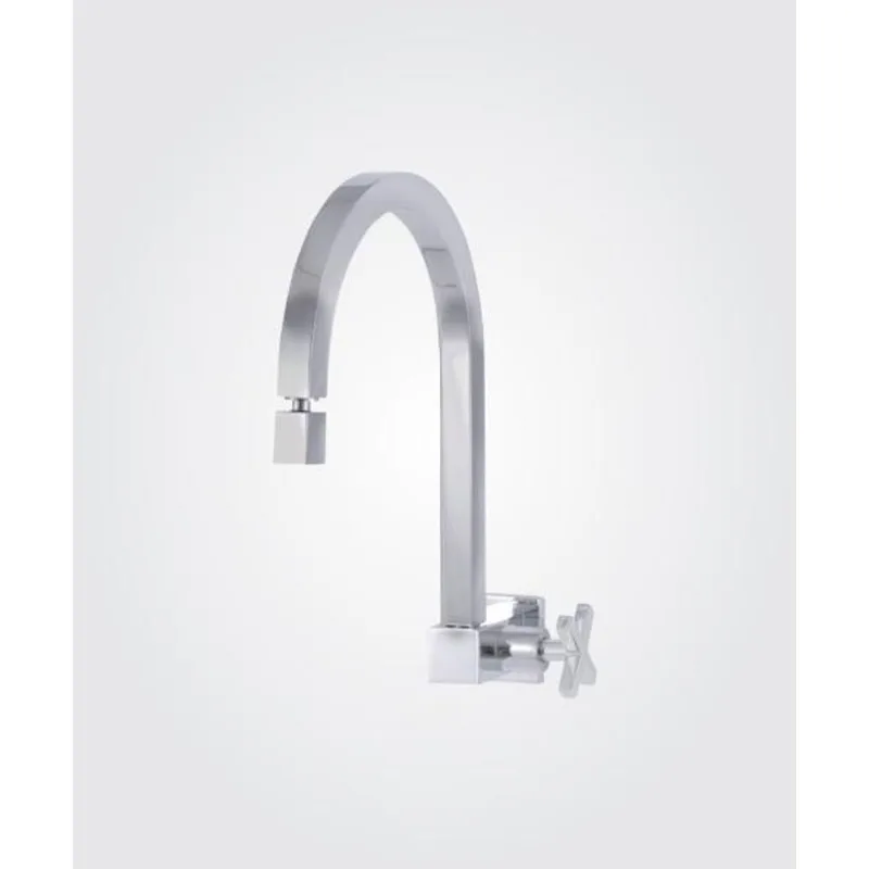 Torneira para Cozinha Parede New Quadra Cromado