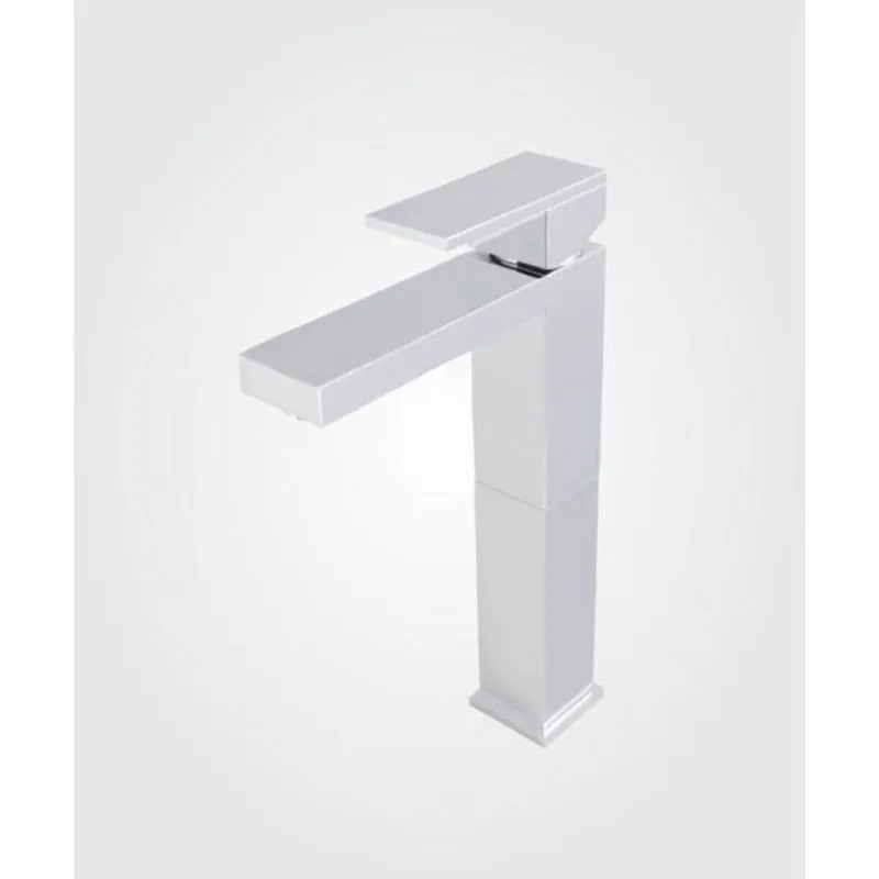 Misturador Monocomando para Lavatório de Mesa Bica Alta Flaunt Cromado