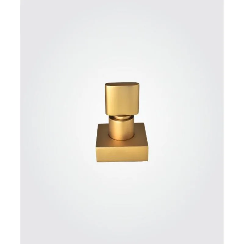Acabamento para Registro Base Deca 1/2 e 3/4 e 1 Dom Dourado Fosco