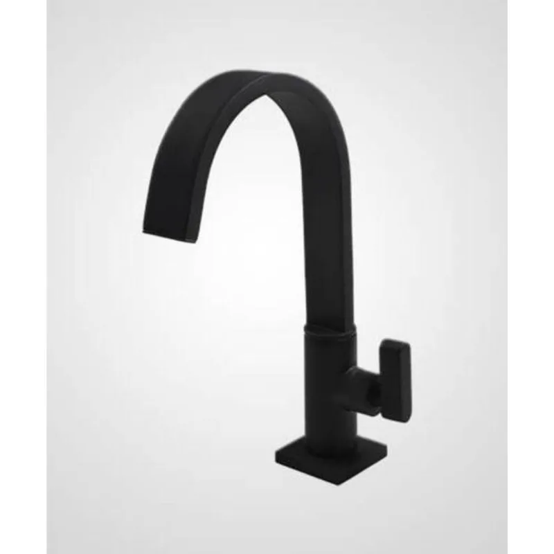 Torneira para Lavatório de Mesa Bica Baixa Dom Preto Fosco