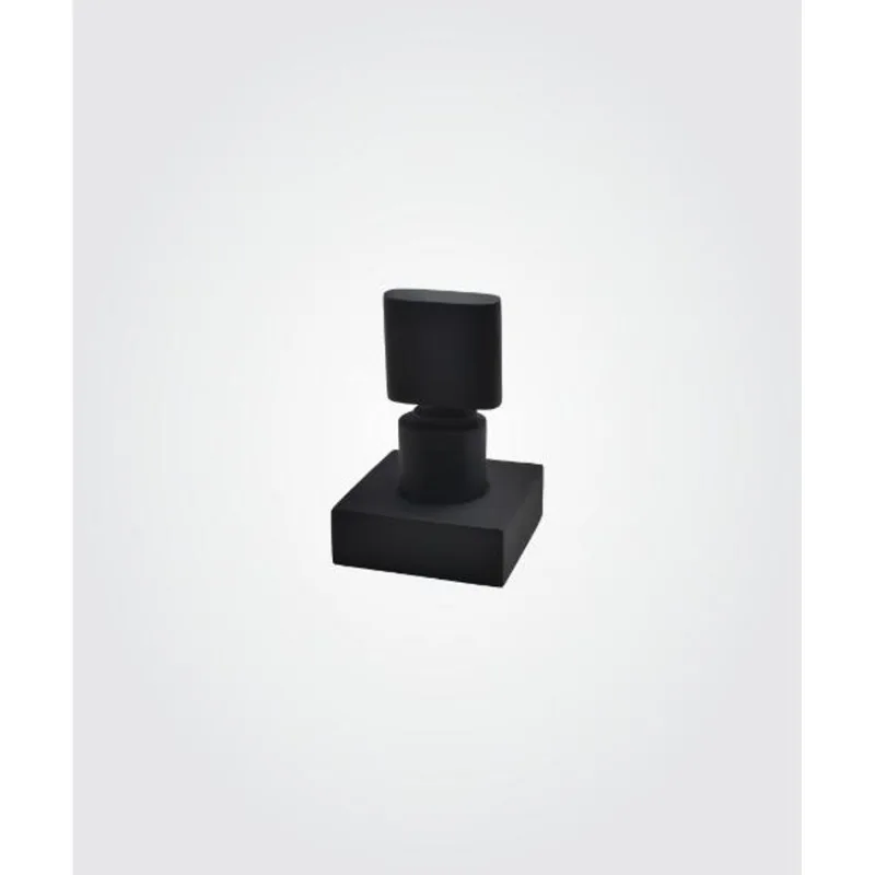 Acabamento para Registro Base Deca 1/2 e 3/4 e 1 Dom Preto Fosco