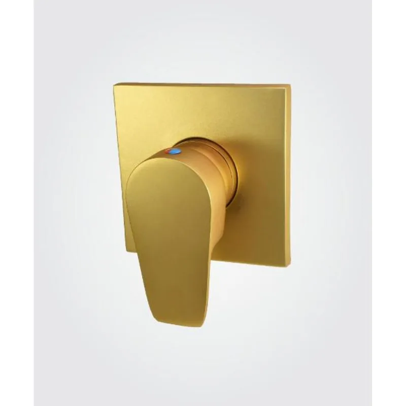 Acabamento Monocomando para Chuveiro Base Deca Led Dourado Fosco