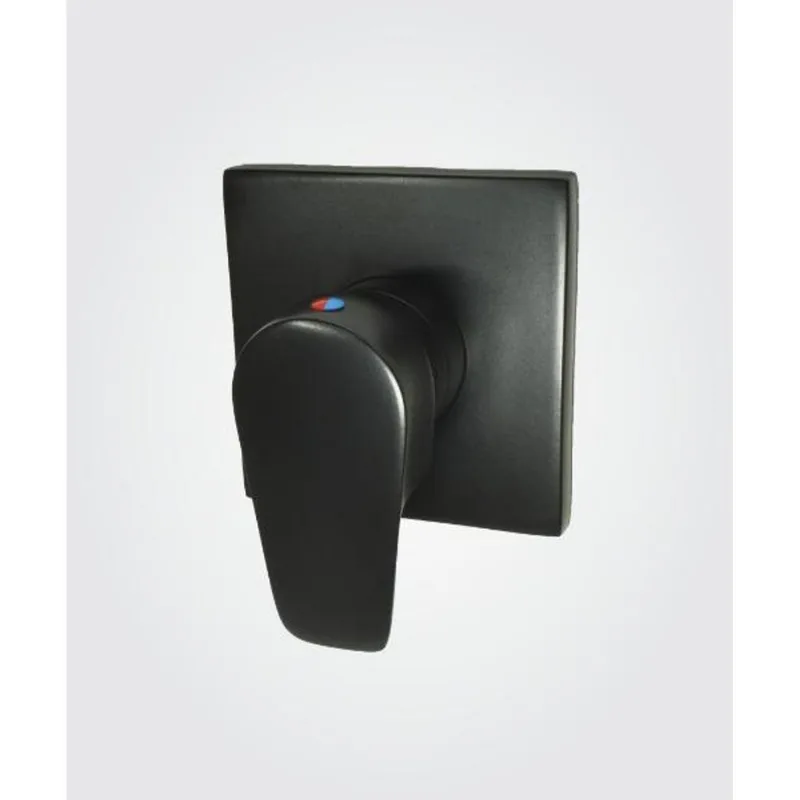 Acabamento Monocomando para Chuveiro Baixa Pressão 3/4 Base Docol Led Preto Fosco