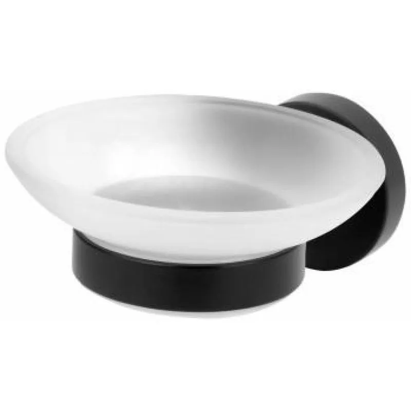 Saboneteira Parede - Preto Fosco - Slim