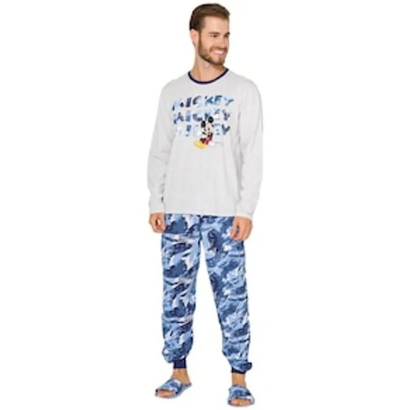 Pijama Longo Evanilda Masculino – Azul 1