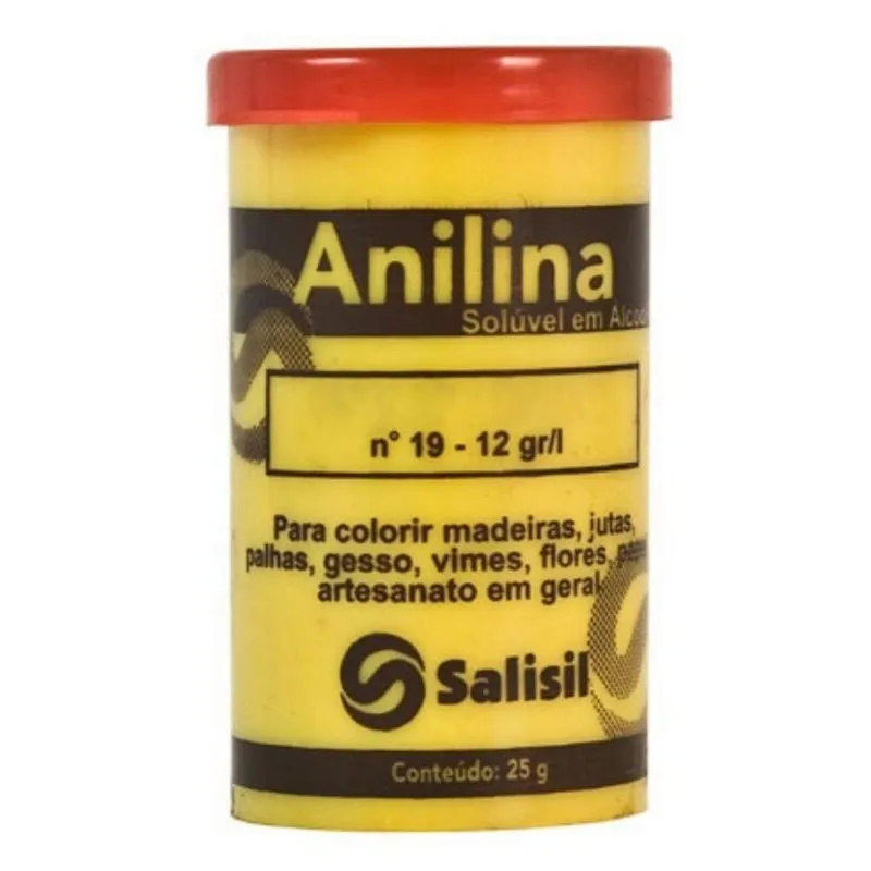 Anilina 25 Gramas Encarnado Vivo Para Madeira Salisil