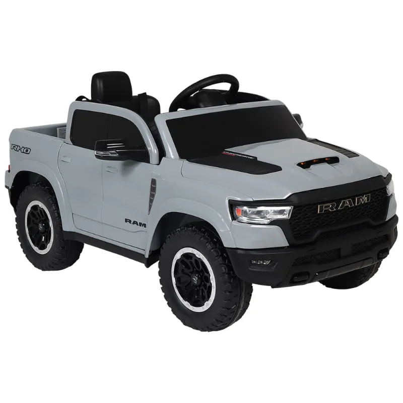 Carro Elétrico Infantil Dodge RAM 12V Cinza Bel