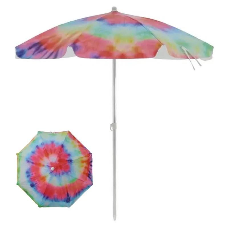 Guarda Sol bagum Alumínio 2 Metros Sombreiro Camping Praia Piscina Tie Dye - 10620 Belfix