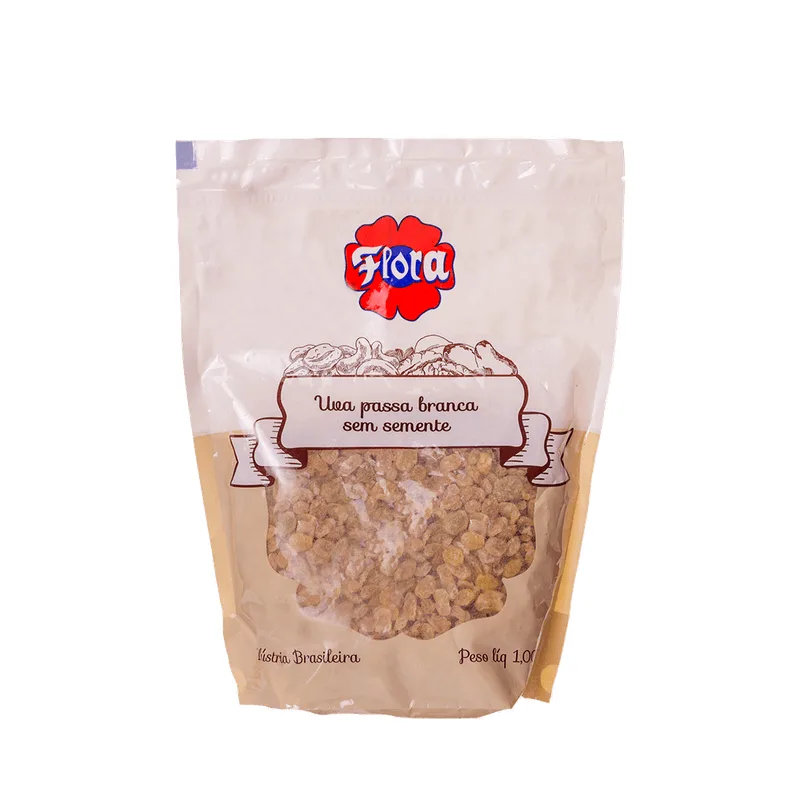 Uva Passa Branca Sem Semente Flora 1kg Casa Flora