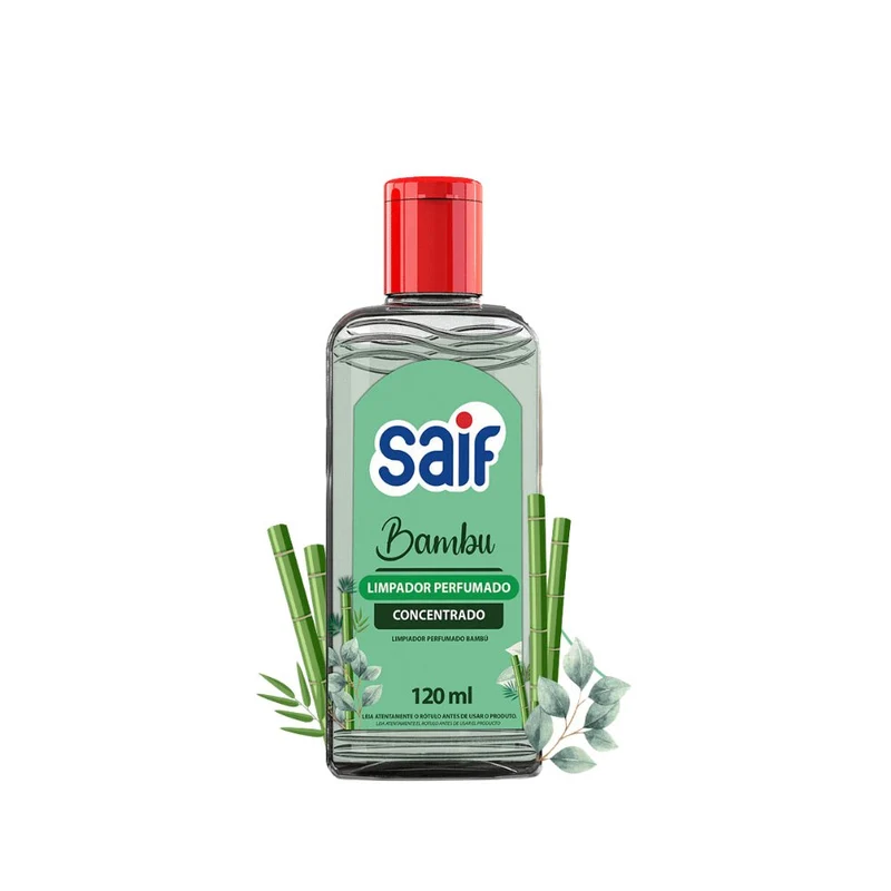 Limpador Perfumado Concentrado 120ml Bambu Saif