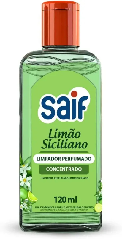 Limpador Perfumado Concentrado Saif Limão Siciliano 120ml