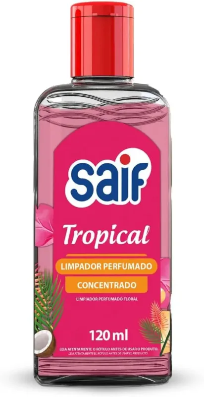 Limpador Perfumado Concentrado Saif Tropical 120ml