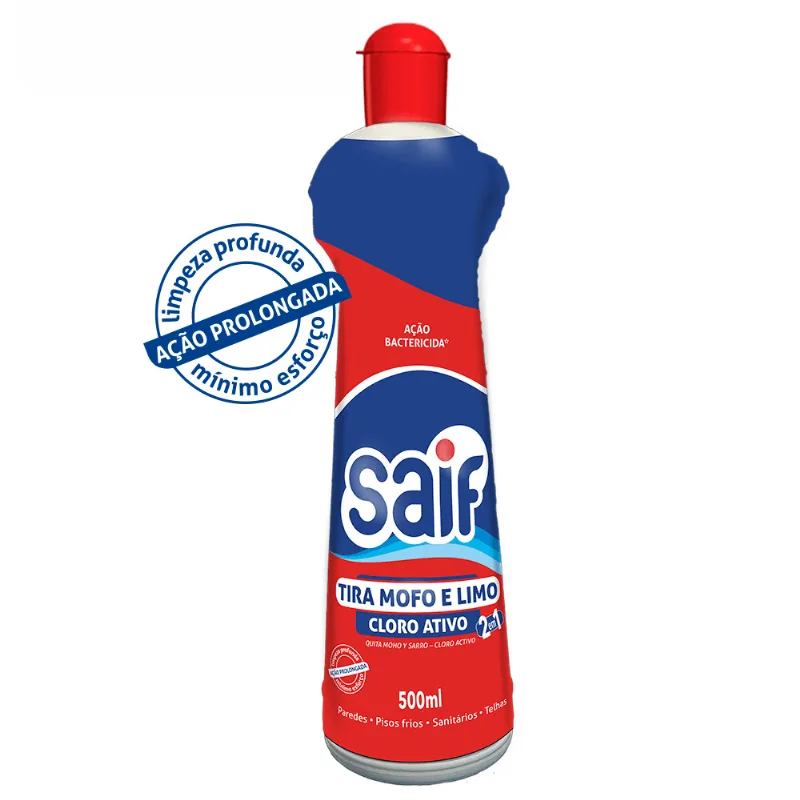 Tira Mofo E Limo Com Cloro Ativo Saif 500ml