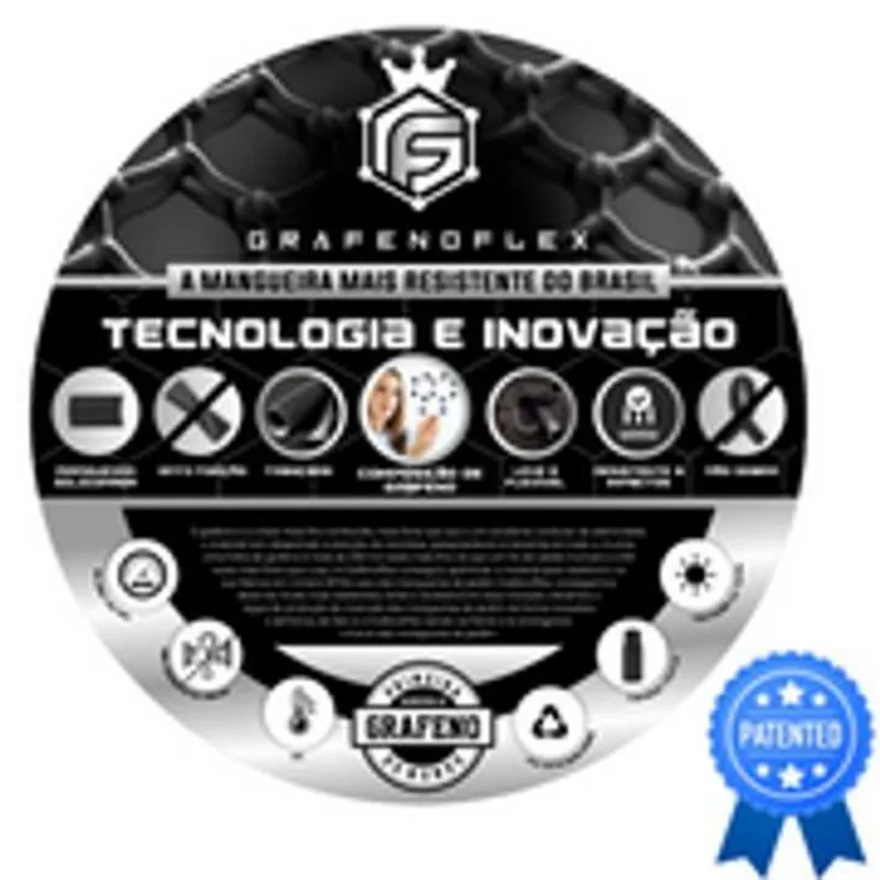 Mangueira De Quintal 70 Mts Com Enrolador Fixo - Gf