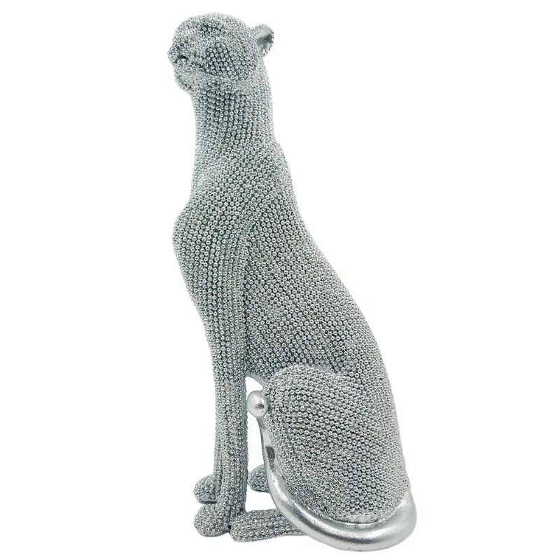 Leopardo Decorativo 23x10cm em Resina Youbai
