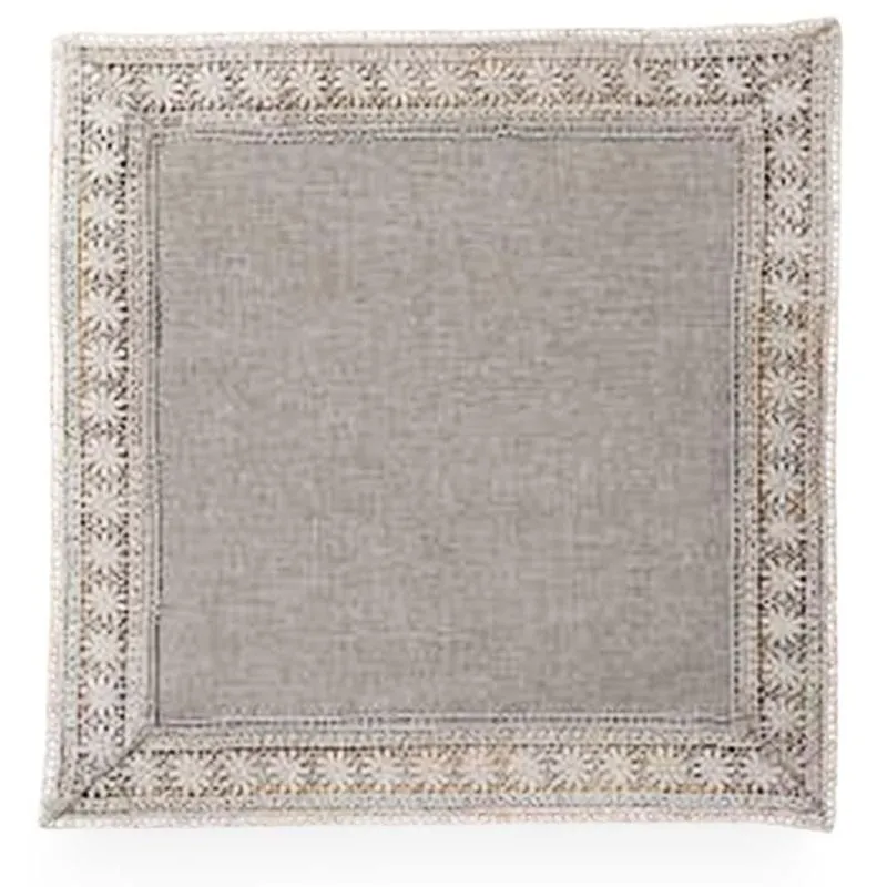 Guardanapo Avulso Quadrado 45x45cm 1635 - Rafimex Cinza