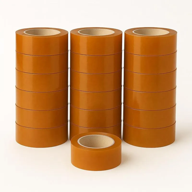 Kit 19 Fitas Adesiva Larga Durex Laranja 250m Embalagem