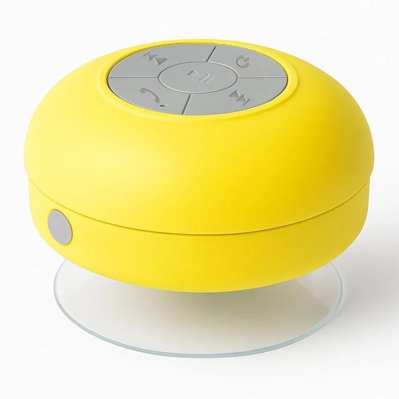 Caixa De Som Bluetooth Com Ventosa 3w Com Microfone Integrado Resistente À Água IPX6 Para Banho
