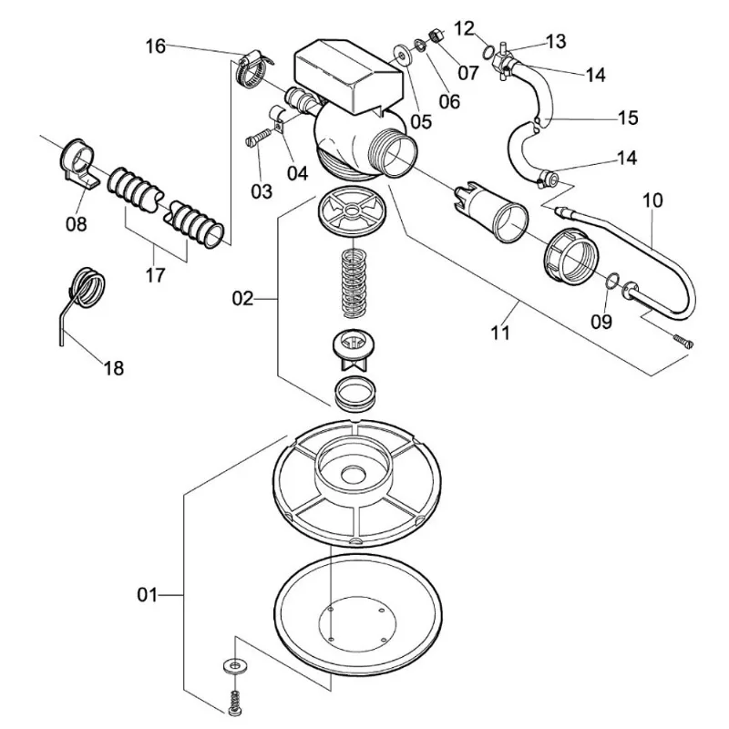 EJETOR JACTO PARA 150 L./MIN. ( C/MANG. 746057 (CONJUNTO COMPLETO)