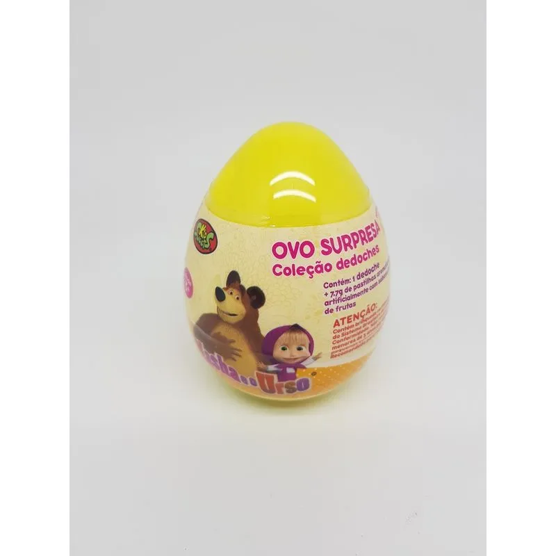 Ovo Surpresa Médio Dedoche - Masha e o Urso