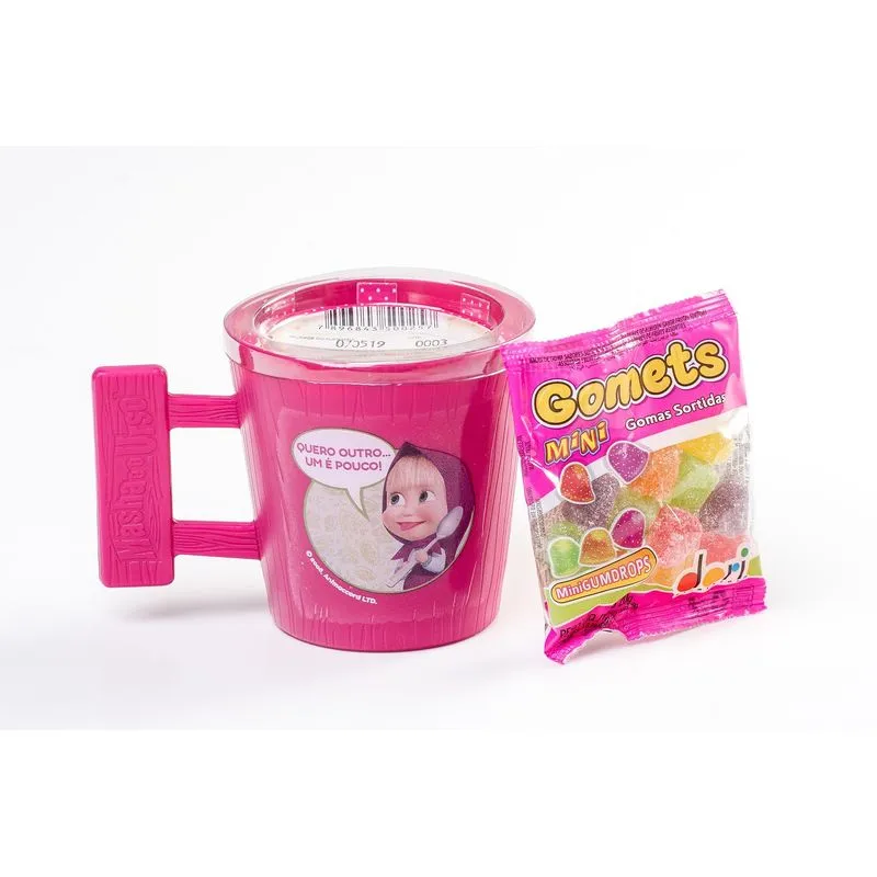 Caneca Expressões Frases e Cores - Masha e o Urso