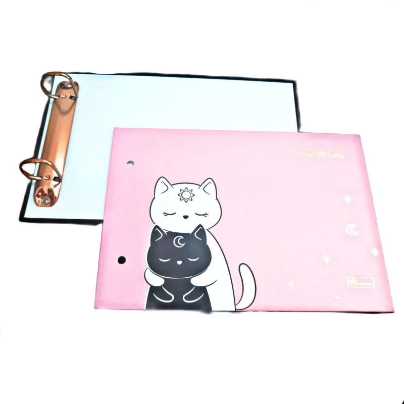 Fichario Cadersil Mini Caderno Argolado Cut Cat 2 Furos 50 Folhas